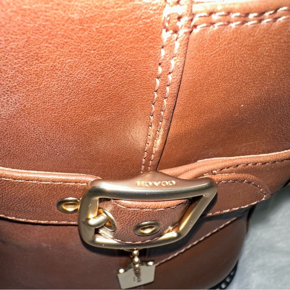 COACH Lacey Boot Chelsea Style Ankle Boot in Dark Saddle Size 9.5 - Picture 9 of 16